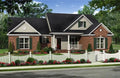 House Plan Gallery - HPG-1354 - 1,354 sq ft - 3 Bedroom - 2 Bath Small House Plans - Single Story Printed Blueprints - Simple to Build (5 Printed Sets)