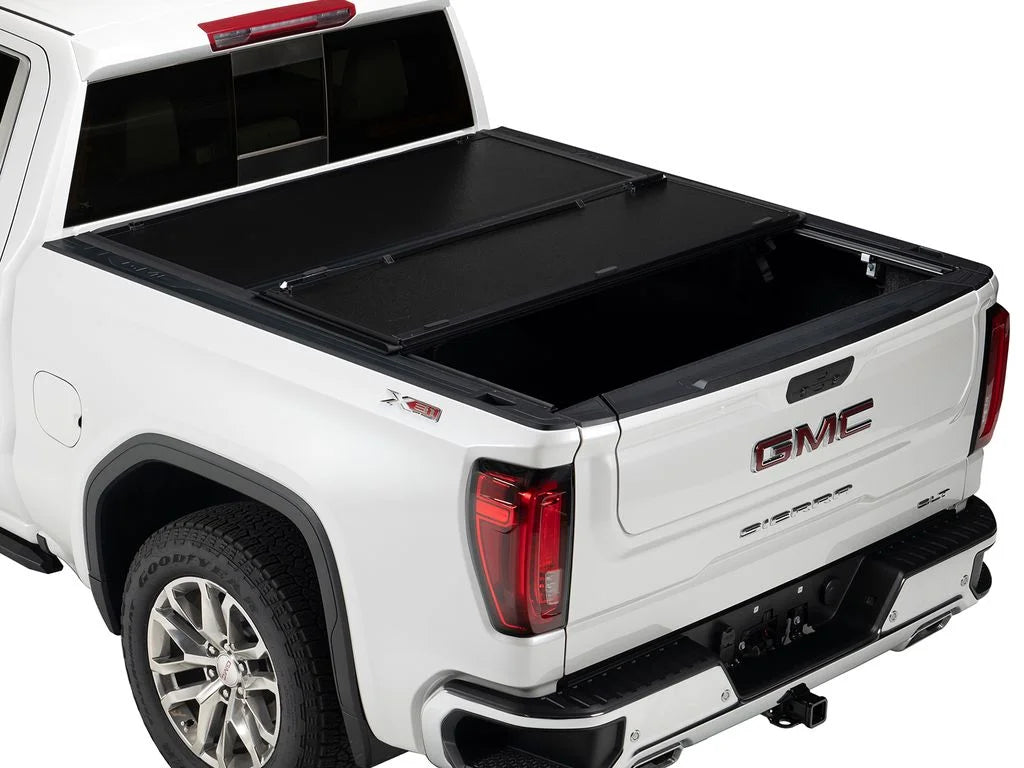 Gator by RealTruck EFX Hard Tri-Fold Truck Bed Tonneau Cover | GC14019 | Compatible with 2014 - 2018, 2019 Ltd/Lgcy Chevy/GMC Silverado/Sierra Limited 1500 6' 7" Bed (78.9")