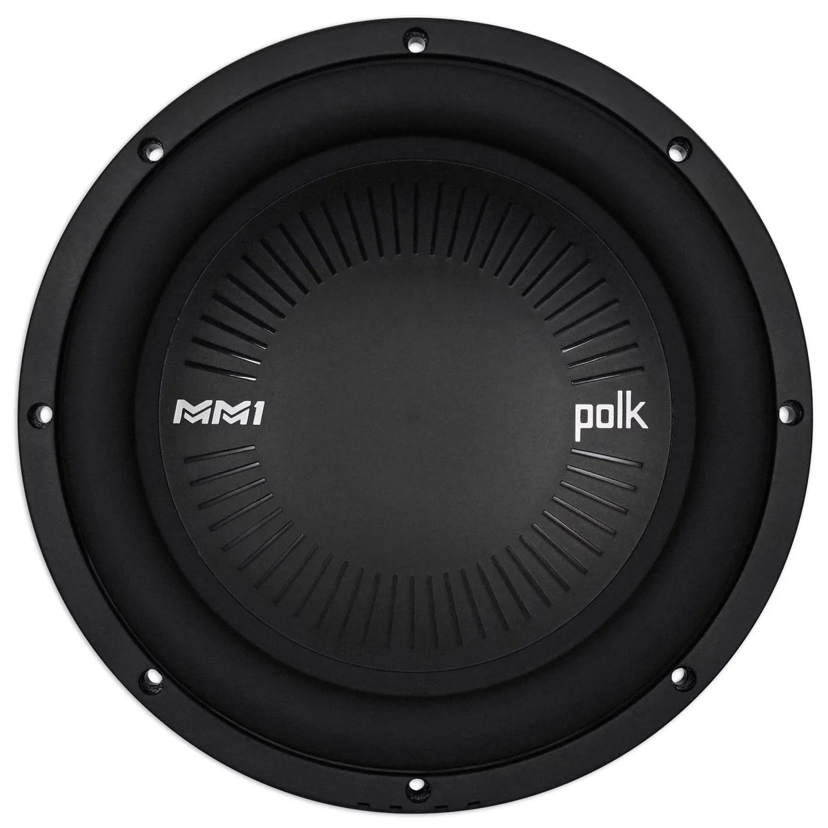 (2) Polk Audio MM1042DVC 10” 2400w Subwoofers+Sealed Sub Box Enclosure+Rockmat