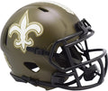 Riddell 9585563382 New Orleans SaintsRiddell Replica Mini Speed Style Salute To Service Helmet