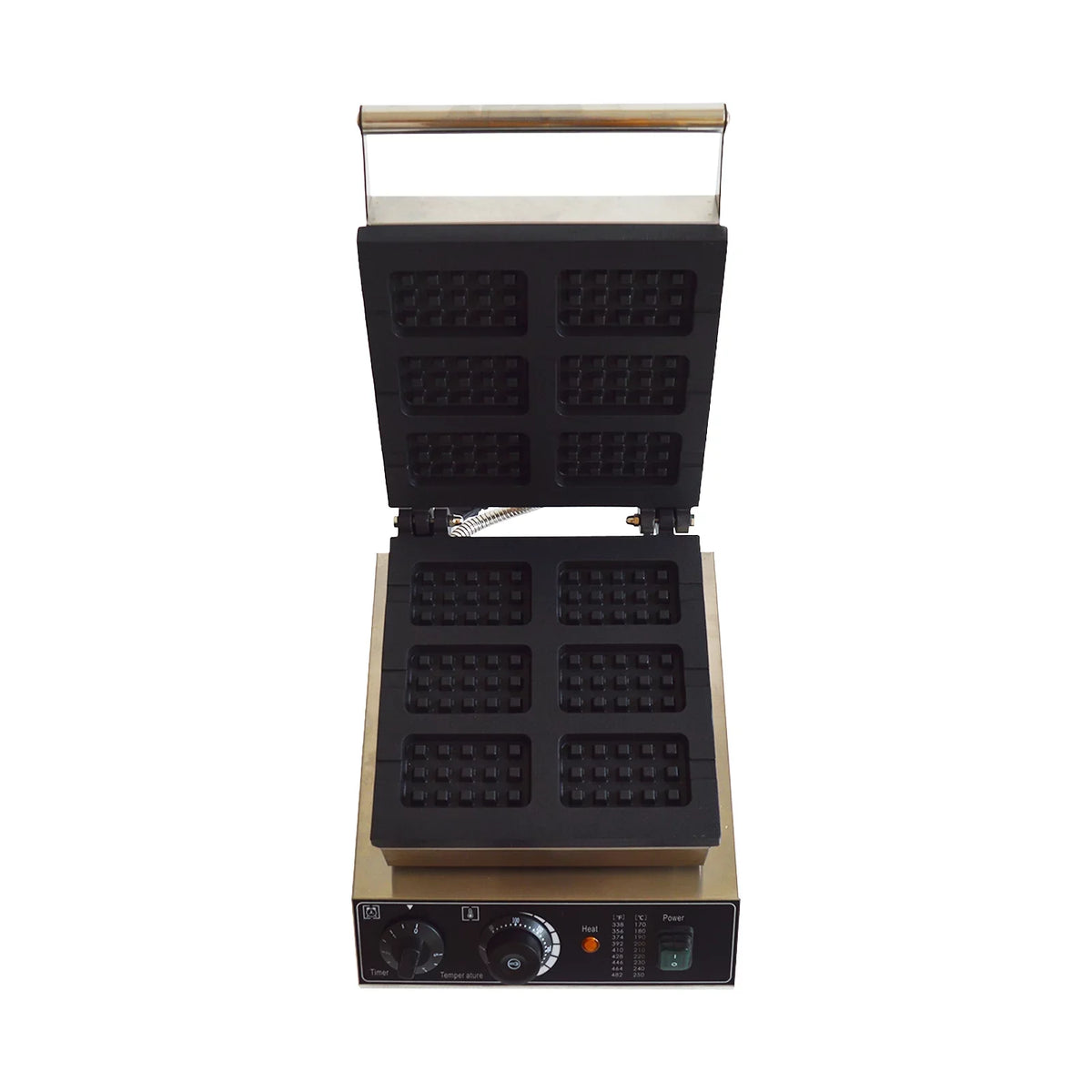 INTSUPERMAI Electric Six Grid Waffle Oven Machine Commercial 6Pcs Keli Grid Scones Nonstick Baking Machine