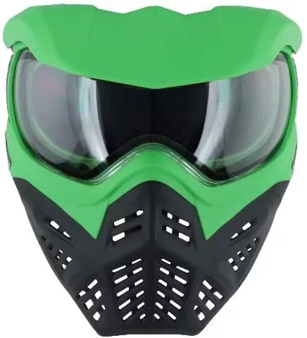 V-Force Grill 2.0 Mask Paintball Goggle w Clear Thermal Lens - Venom Green Black