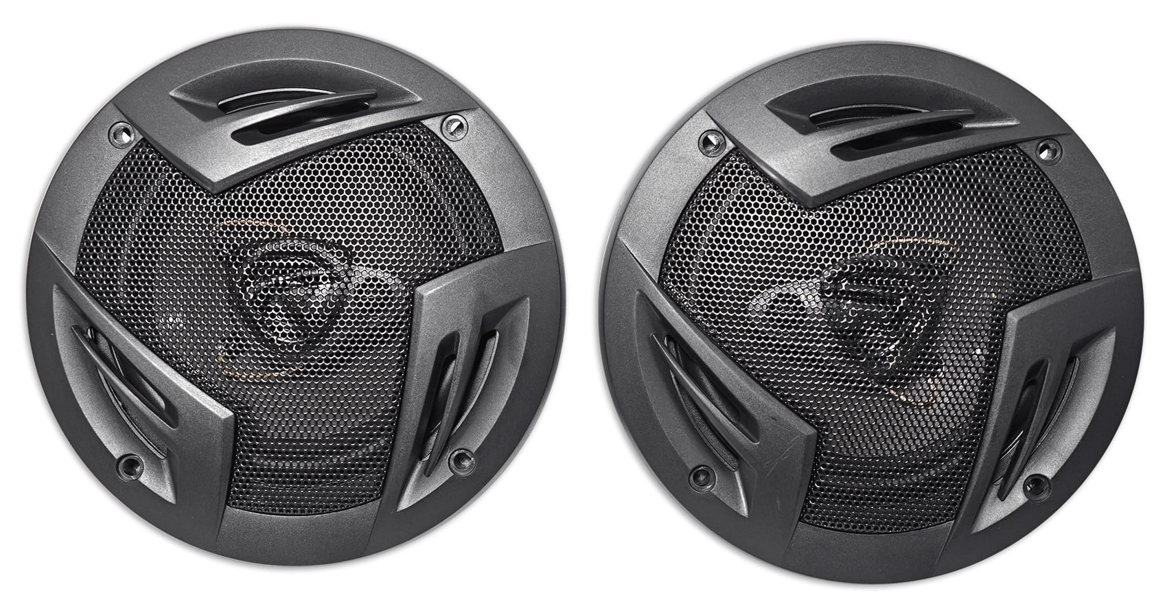 (4) Rockville RV5.3A 5.25" 3-Way Car Speakers 1200 Watts/200 Watts RMS CEA Rated