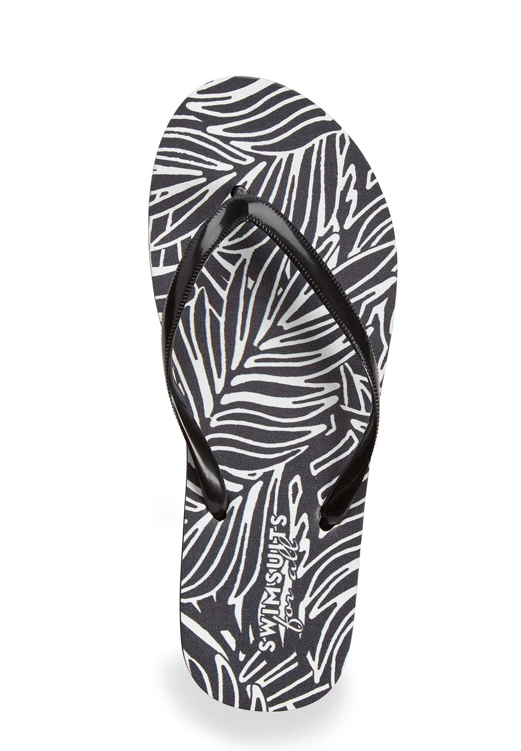 Swimsuits for All Women's Plus Size Flip Flops - 7 M, Summer Tropic