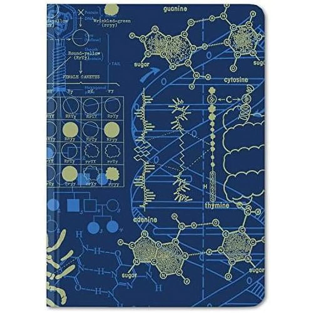 Genetics & DNA Notebook. (Mini Hardcover, Dot Grid Pages, 100% Recycled)