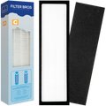 Filter Bros Filter C Compatible With GermGuardian FLT5000 - AC5000, AC5000E, HEPA Replacement For Home Air Cleaner Purifiers, AC5300B, AC5250PT With Technologies and AC5350B, AC5350BCA, AC5350W, AC530