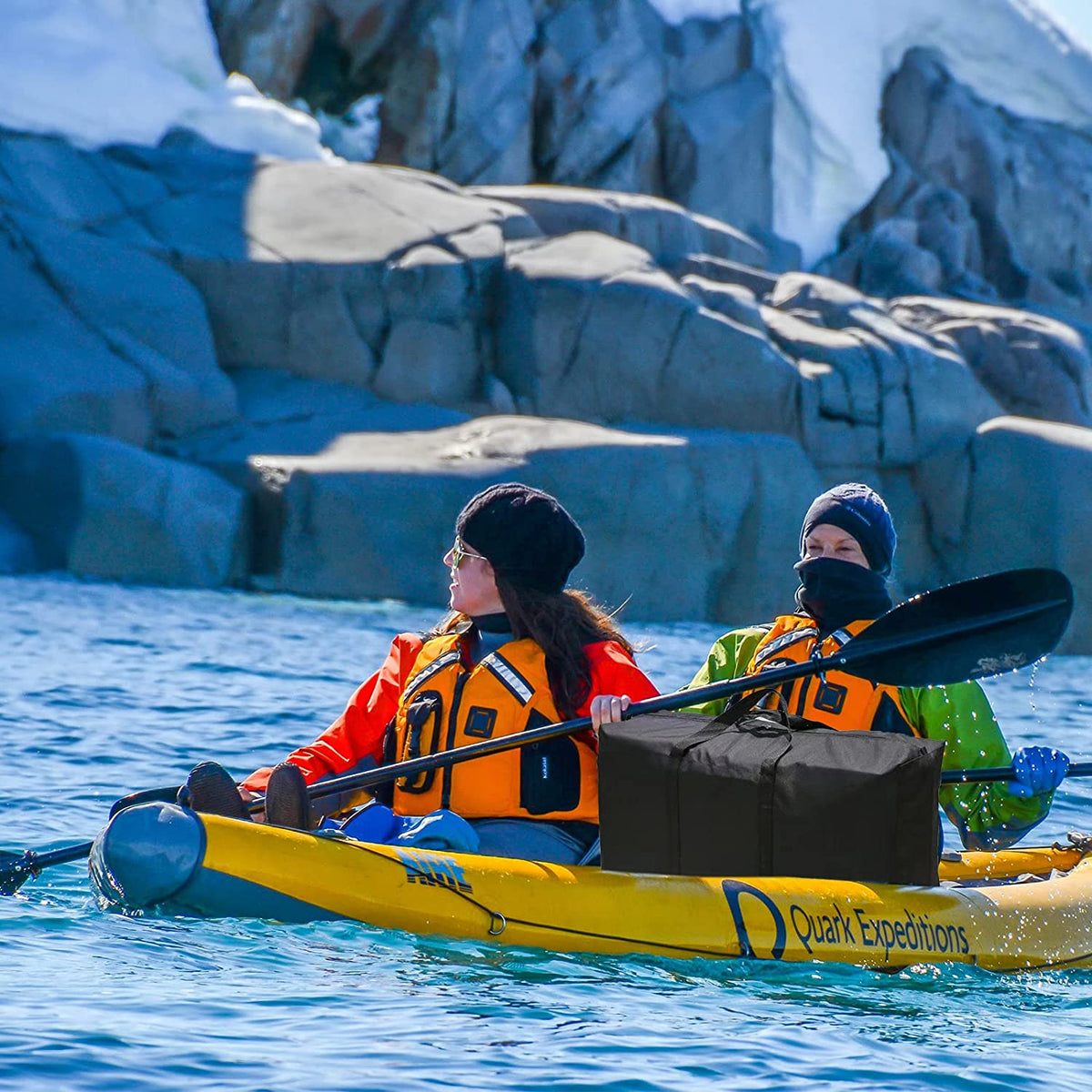 WOVTE 120L Large Kayak Storage Bag, Foldable Kayak Accessories for Kayak Boat, Air-filled Boat, Fishing Boat, Rubber Boat