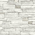 NextWall Stacked Stone Peel and Stick Wallpaper - 20.5 in. W x 18 ft. L