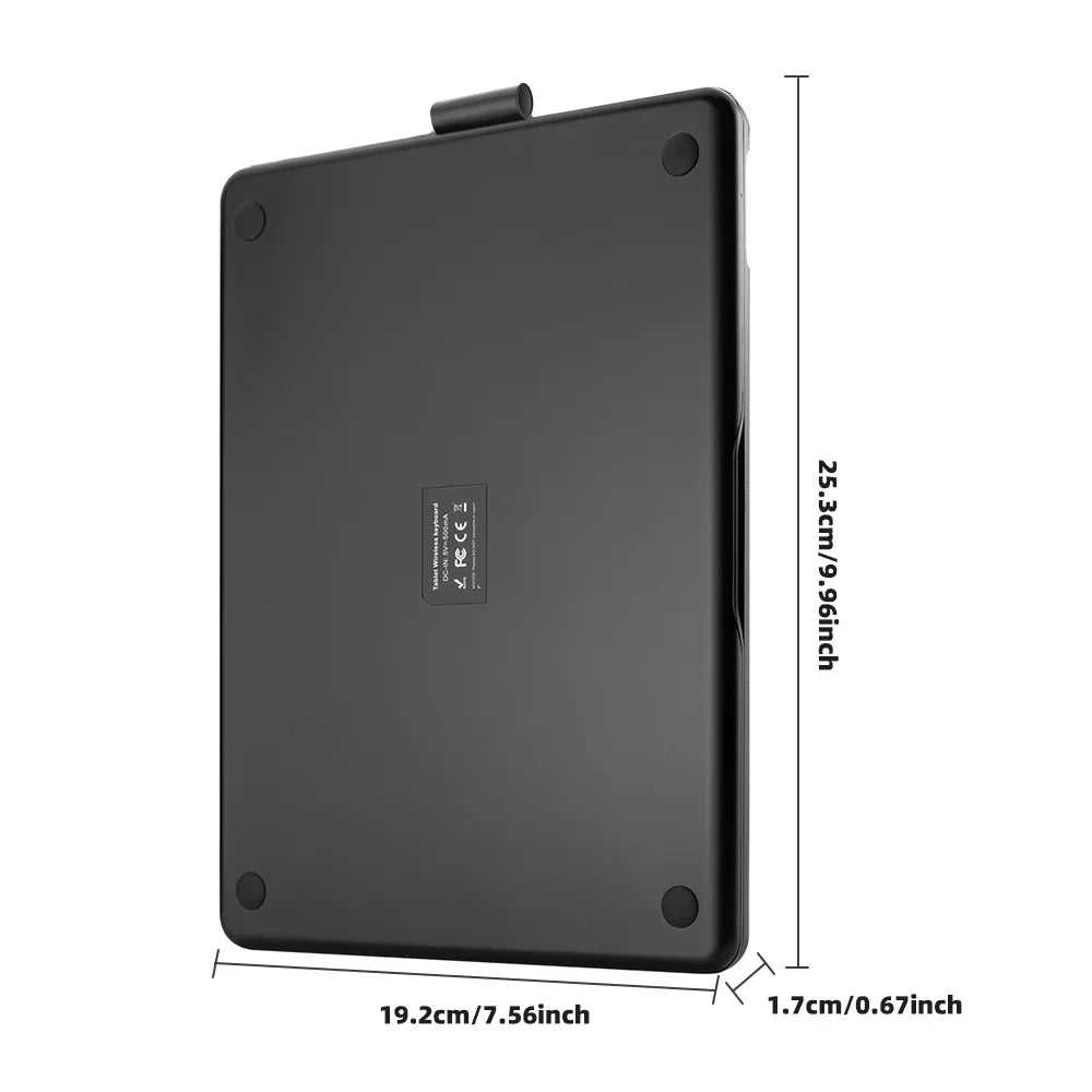 DFITO iPad Case with Keyboard, 360° Rotatable Backlit Keyboard with Pencil Holder for 10.2 inch iPad 9th Gen 2021/ 8th Gen 2020/ 7th Gen 2019 and iPad Air 3 / Pro 10.5" -Black