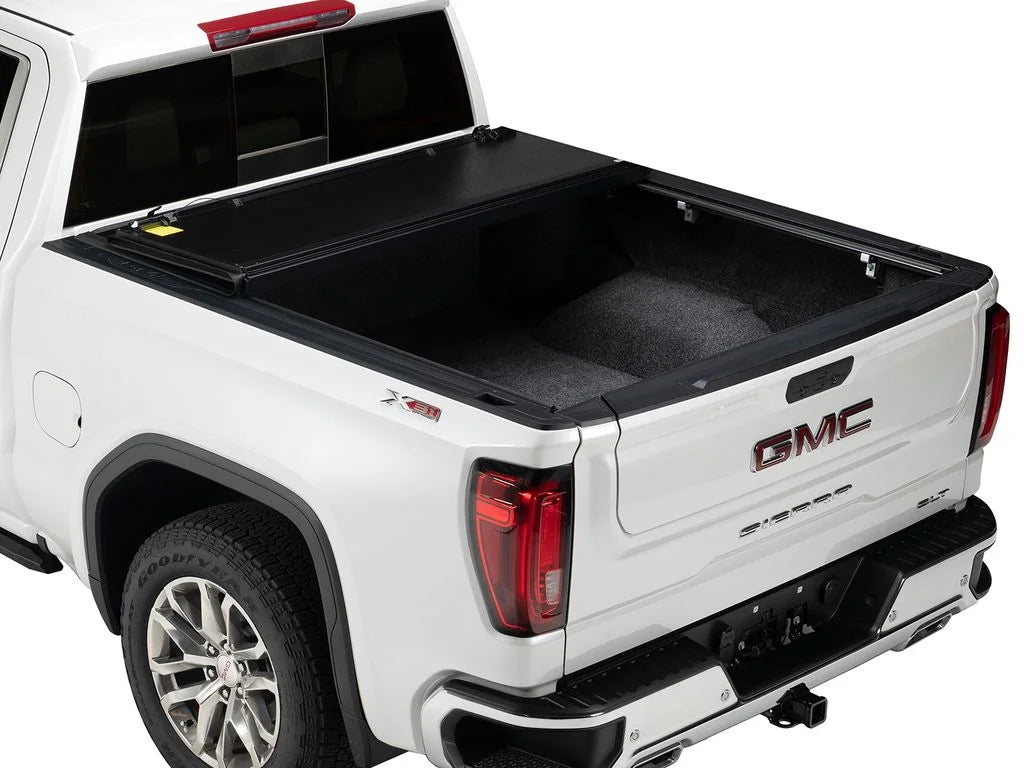 Gator by RealTruck EFX Hard Tri-Fold Truck Bed Tonneau Cover | GC14019 | Compatible with 2014 - 2018, 2019 Ltd/Lgcy Chevy/GMC Silverado/Sierra Limited 1500 6' 7" Bed (78.9")