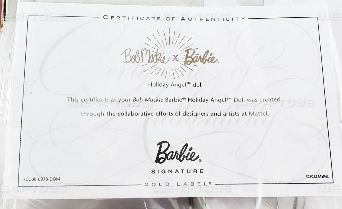 Barbie Bob Mackie Holiday Angel Doll Mattel 2022 #HCC00 NEW