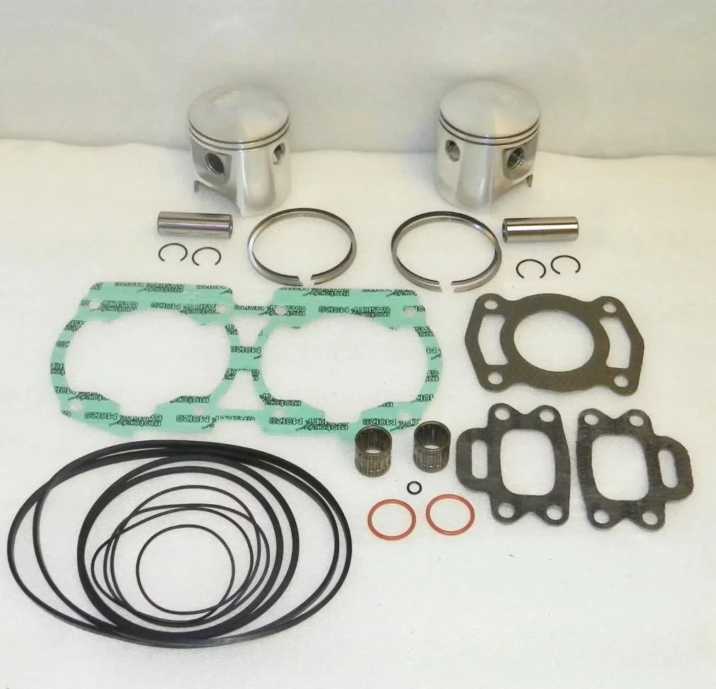 New Rebuild Kit Compatible With Standard Bore 76mm Sea-Doo GT 1990-1991 GTS 1992-1996 SP 1992-1993 GTX 1992-1993 SPI 1993-1996 SPX 1993 and XP 1992 580CC.