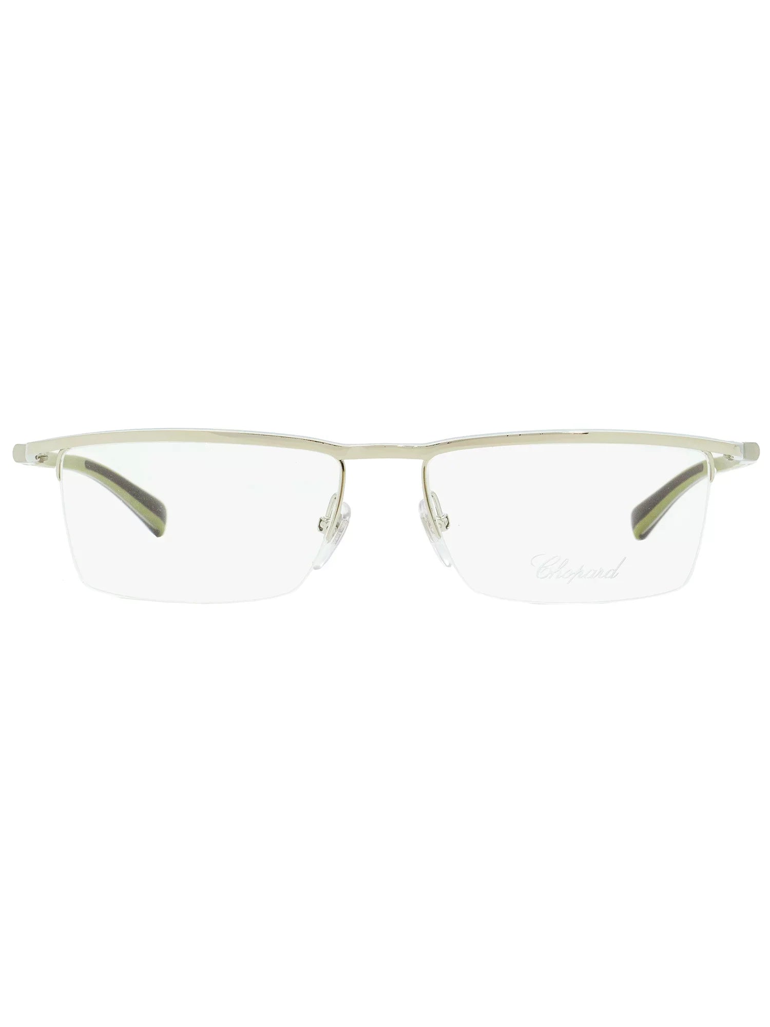 Chopard Men's Silver Tone Square Eyeglass Frames VCHA06579X56