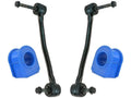 Sway Bar Link and Bushing Kit 4 Piece Set - Compatible with 2000 - 2004 Ford F-350 Super Duty 4WD 2001 2002 2003