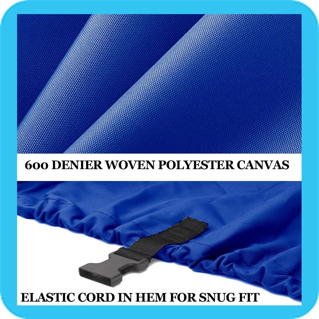 BLUE, GREAT QUALITY BOAT COVER Compatible for SYLVAN EXPLORER 1500 SC 1997-2006