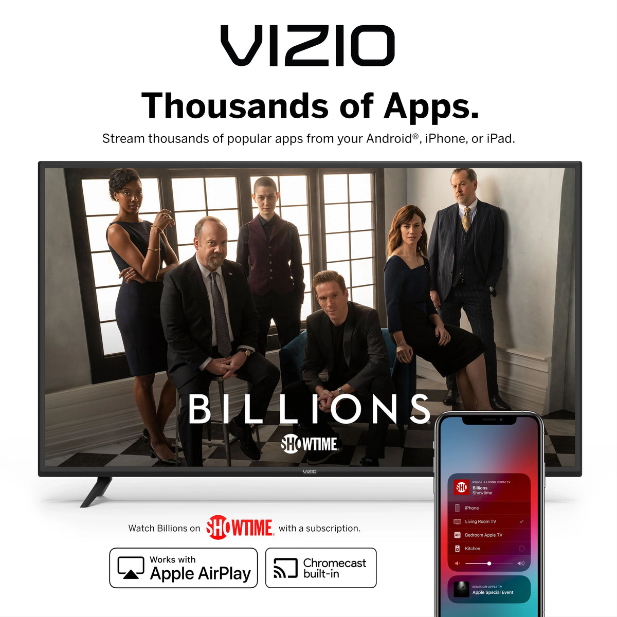 VIZIO 65" Class 4K UHD Quantum Smartcast Smart TV HDR M-Series M65Q7-H1