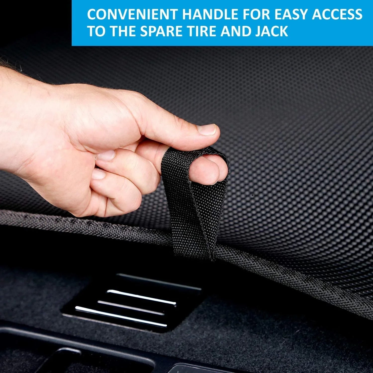CLIM ART Cargo Liner for Toyota 4Runner 2010-2021 Custom Fit Trunk Mat, with Honeycomb Dirtproof & Waterproof Technology - All-Climate, Heavy Duty, Anti-Slip Cargo Liner, Luggage - FL01110148