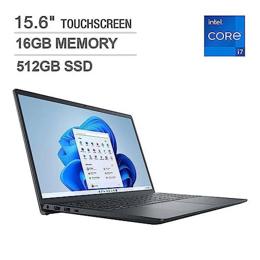 Inspiron 15.6" 3530 15" Touchscreen Laptop Computer 2023 | 13th Gen Intel Core i7-1355U up to 5.0 GHz, 16GB DDR4 RAM, 512GB PCIe NVMe M.2 SSD, Intel Iris Xe Graphics, Windows 11 Home