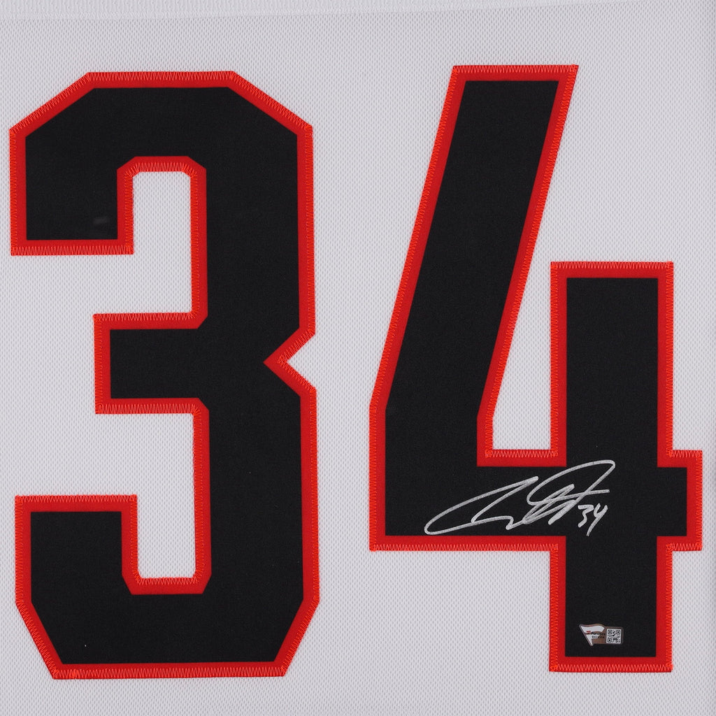 Auston Matthews Toronto Maple Leafs Autographed Deluxe Framed 2022 NHL All-Star Game White Adidas Authentic Jersey