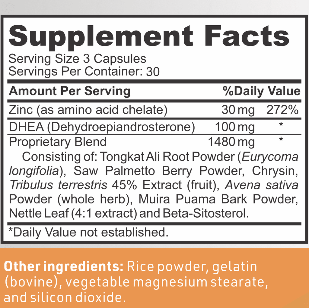 Muscle Attack: Keto Muscle Building Supplement with DHEA by Crazy Muscle - 90 Capsules