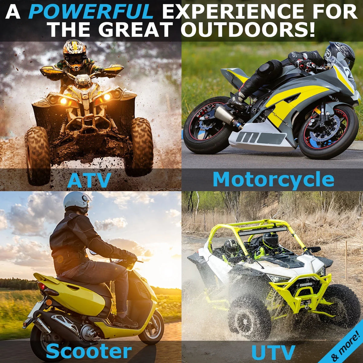 YTX5L-BS 12V 4AH Battery Replaces Kymco Super 9 - 50 2000 - 4 Pack