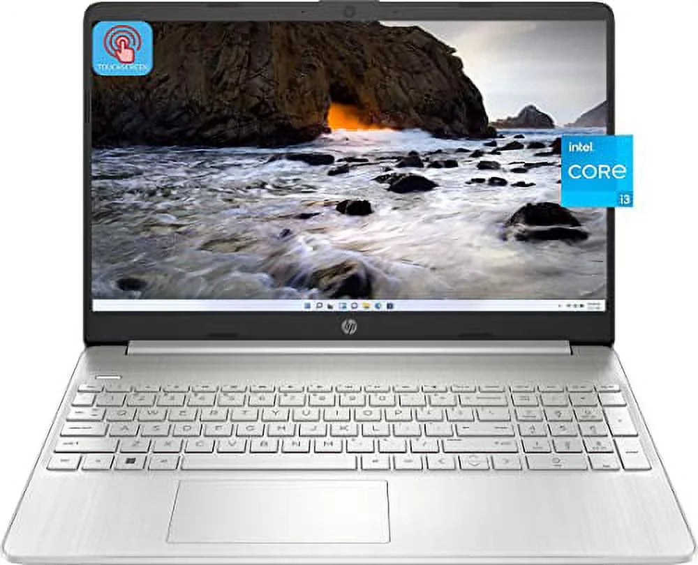 2023 Newest Laptop, 15.6" Touchscreen Display, Intel Core i3-1115G4 Processor, 32GB RAM, 1TB SSD, Intel Iris Xe Graphics, Wi-Fi, Bluetooth, Webcam, Windows 11 Home in S Mode, Natural Silver