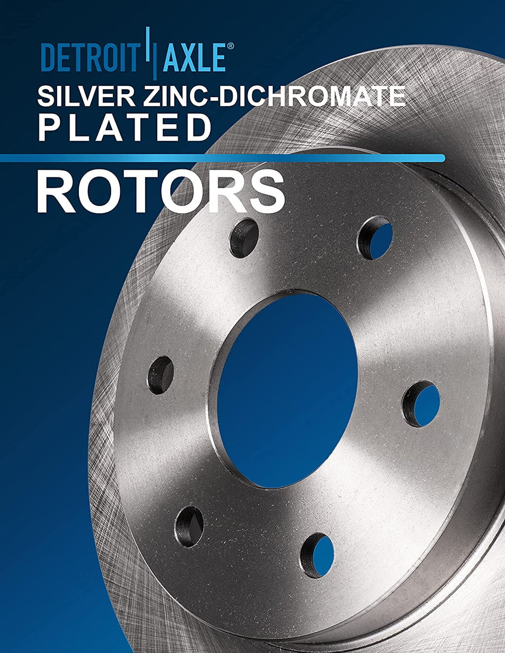 Detroit Axle - Front Brake Kit for Chevy GMC Suburban Avalanche Express Silverado Sierra Savana 1500 Tahoe Yukon Replacement Disc Brake Rotors Ceramic Brakes Pads: 12" Rotor