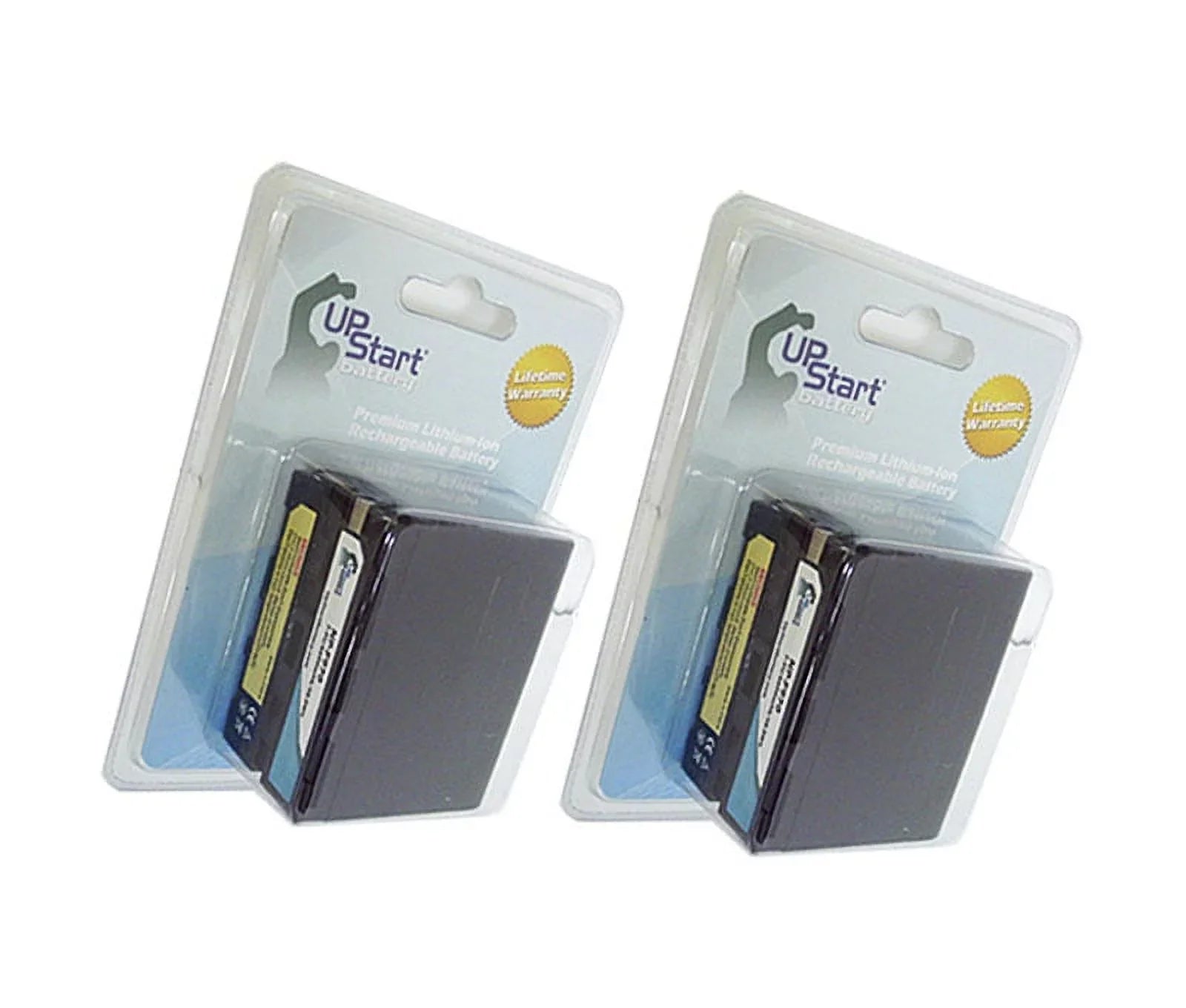 2x Pack - UpStart Battery Sony GV-D200 Battery - High Capacity High Capacity Replacement for Sony NP-F970 Digital Camera Battery (6600mAh, 7.4V, Lithium-Ion)