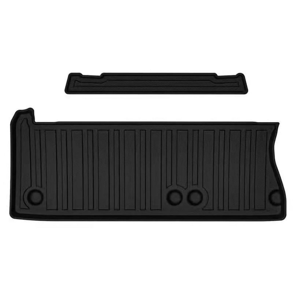 3W Cargo Liner Compatible for Toyota Sienna 8 seats 2021-2023 TPE All Weather Custom Fit Trunk Mat for 2021 2022 Toyota Sienna ( (for Spare Tire Model ), Black