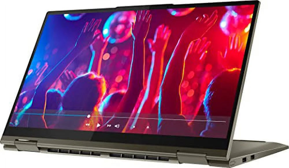 2022 Yoga 7i 2-in-1 Laptop 15.6 inch FHD Touchscreen Intel EVO Platform 11th Core i7-1165G7 Iris Xe Graphics 12GB DDR4 512GB NVMe SSD WI-FI 6 Windows 11 Pro Fingerprint Backlit Keyboard