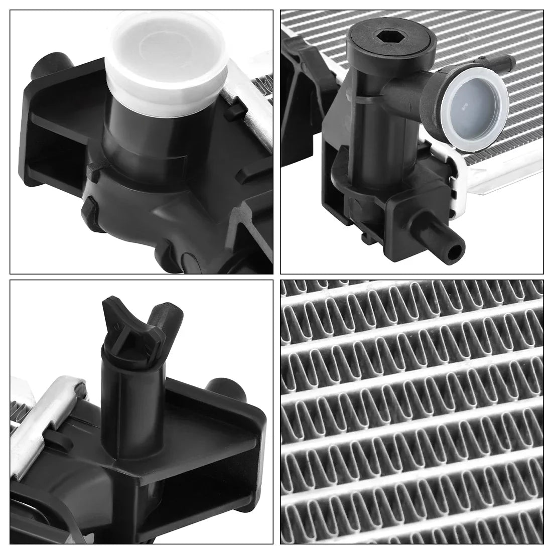Ledkingdomus Radiator Compatible with 2008-2011 Ford Focus RS S SE SEL SES Sport ST 2.0L 2.5L L4