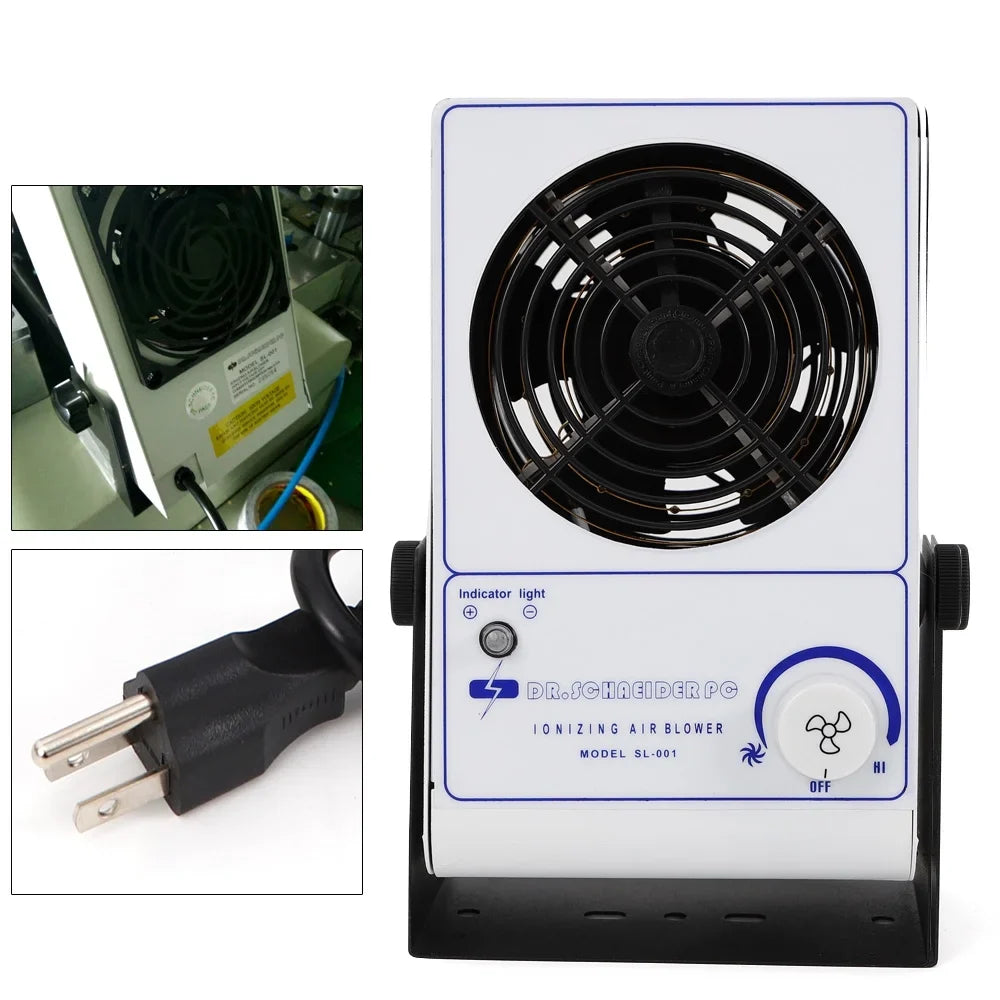 Anqidi Ionizing Air Blower Fan Discharge ESD Static Eliminator Anti-Static Ionizer Machine 110V 60Hz