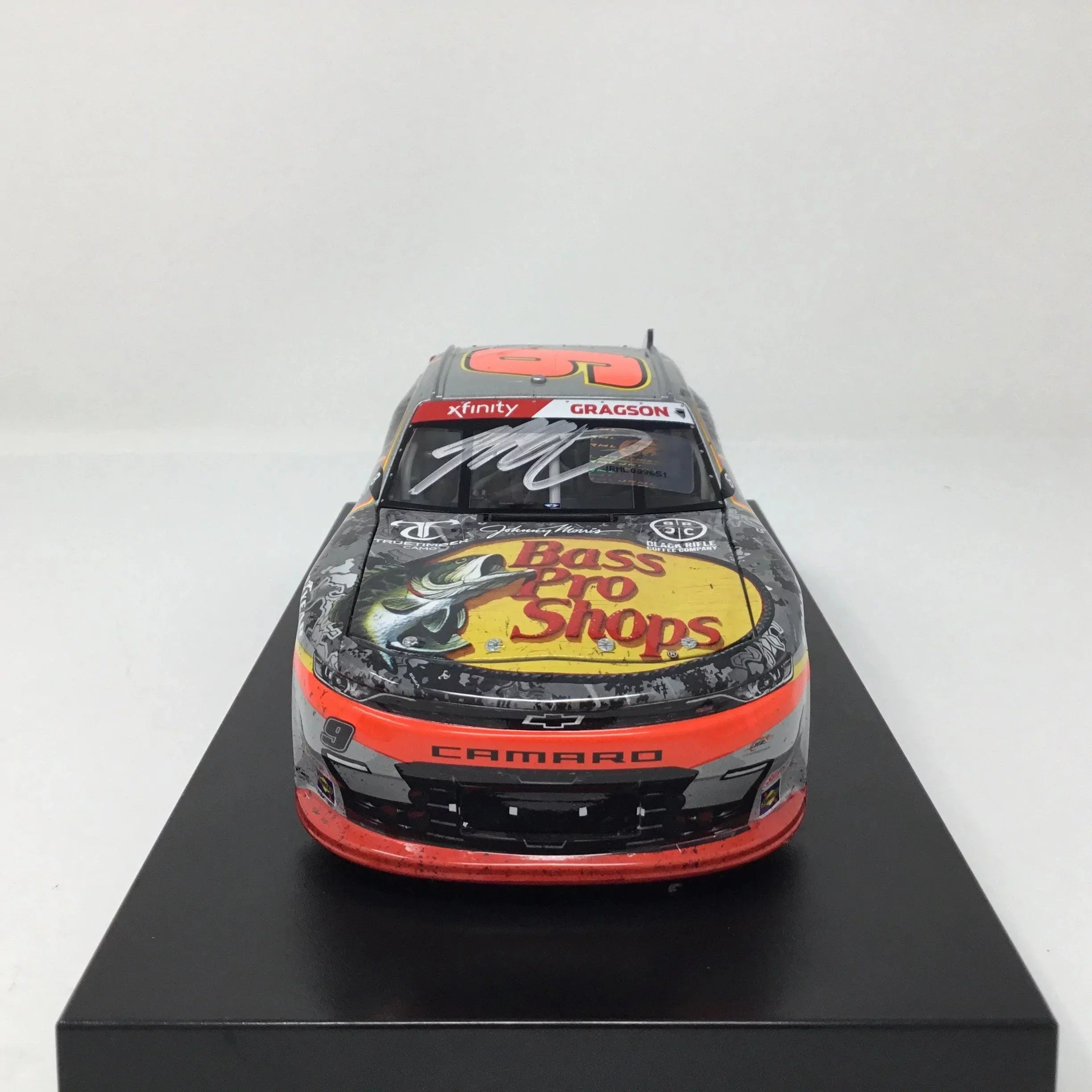Noah Gragson Autographed 2021 Bass Pro/Truetimber/Black Rifle Coffee Martinsville Xfinity Series Playoff Win 1:24 Diecast