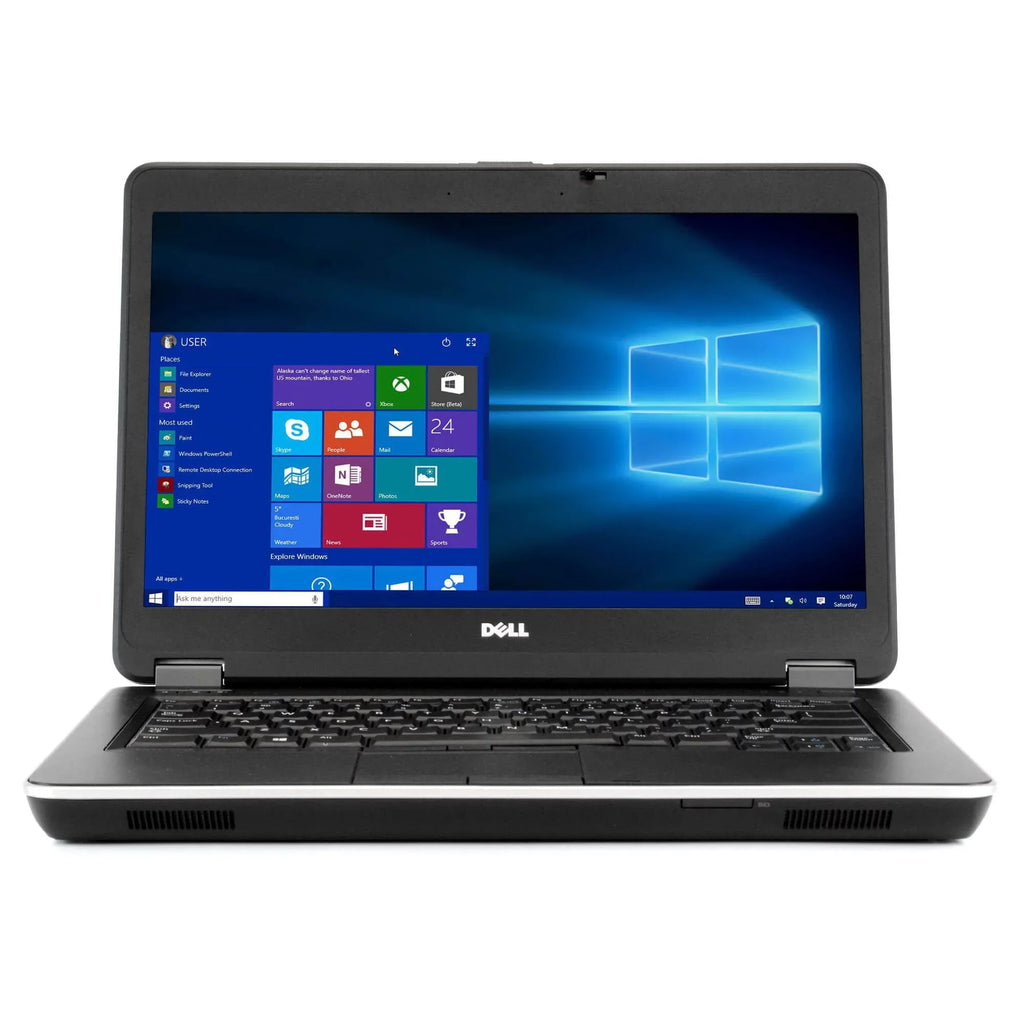 LATITUDE Latitude E6440 Laptop Computer, 2.60 GHz Intel i5 Dual Core Gen 4, 16GB DDR3 RAM, 512GB SSD Hard Drive, Windows 10 Professional 64 Bit, 14" Screen