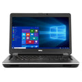 LATITUDE Latitude E6440 Laptop Computer, 2.60 GHz Intel i5 Dual Core Gen 4, 16GB DDR3 RAM, 512GB SSD Hard Drive, Windows 10 Professional 64 Bit, 14" Screen