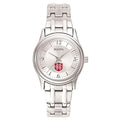 Women's Bulova Silver Hanover Panthers Silver-Tone Dial Stainless Steel Quartz Watch