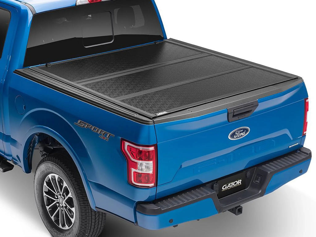 Gator by RealTruck EFX Hard Tri-Fold Truck Bed Tonneau Cover | GC14019 | Compatible with 2014 - 2018, 2019 Ltd/Lgcy Chevy/GMC Silverado/Sierra Limited 1500 6' 7" Bed (78.9")