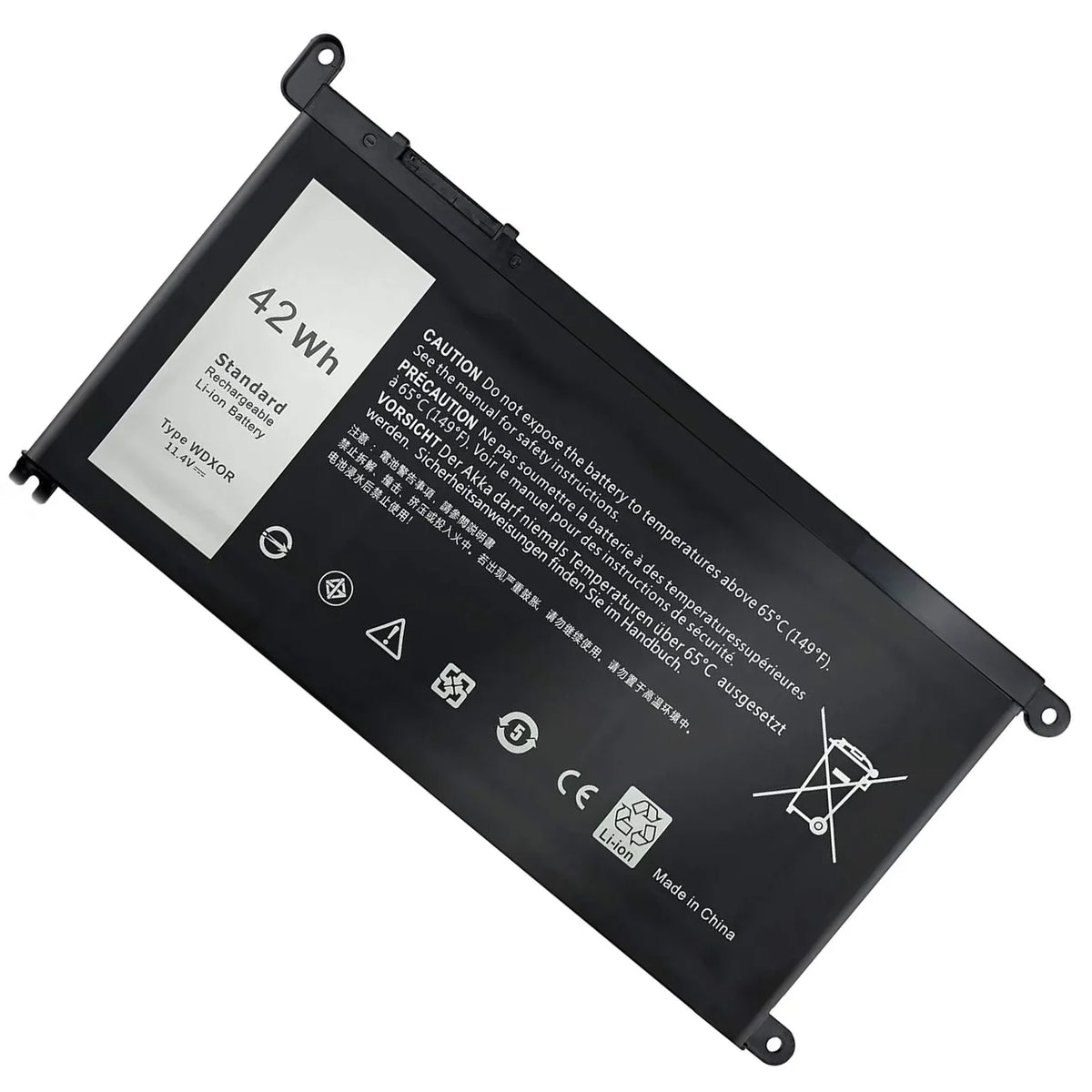 WDX0R Battery for INS 13MF 14MF 15MF INS14/INS15 Series 13MF-D1508TA 14MF Pro-D1525TS Ins14-7460-D1605G Ins15-5567-D1525A Vostro 3480 3481 3583 5468 5481 5468D 5568 5568D 5581 5741 P58F T2JX4