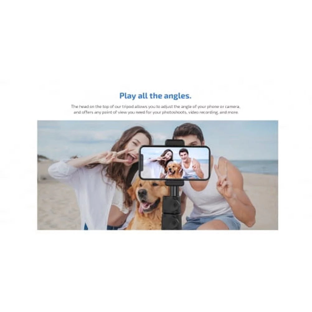 67" Extendable Tripod Stand Wireless Remote Shutter Selfie Stick Q1R for Alcatel Jitterbug Smart 2, REVVL 2 - iPhone XS Max XR X 8 PLUS 7 Plus SE (2020) 6S 13 Pro Max 12 Pro Max 11 Pro Max
