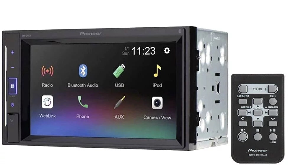 Pioneer DMH-241EX Touchscreen Digital Media Receiver with Bluetooth + Backup Camera