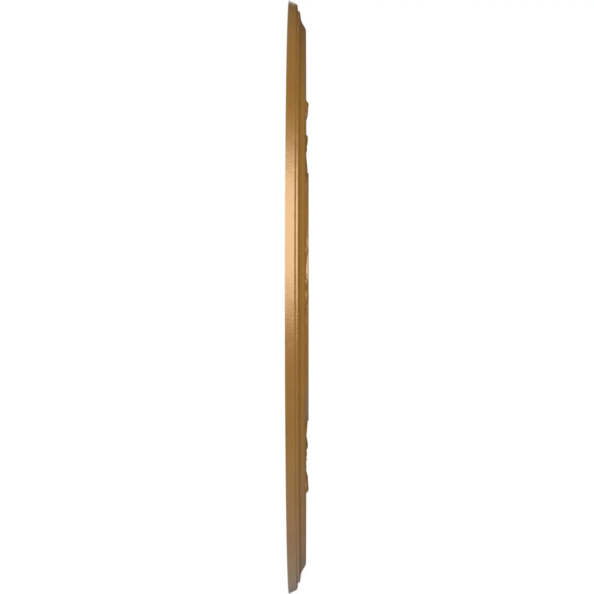Ekena Millwork 22"OD x 3 1/2"ID x 1"P Baltimore Thermoformed Plastic Ceiling Medallion (Fits Canopies up to 7 3/4"), Metallic Gold Rush