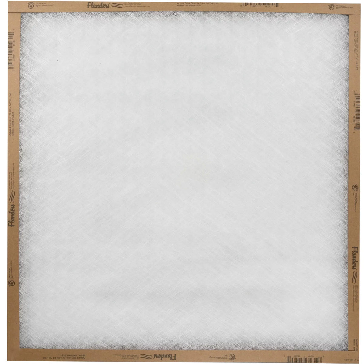 AAF Flanders EZ Flow II (1 Filter), 25" x 25" x 1" Flat Panel Furnace Air Filter