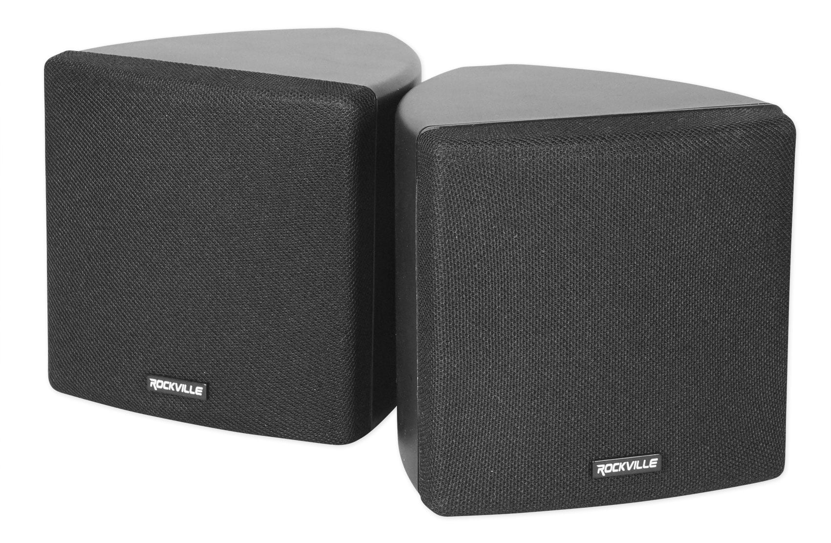 6-Zone Home Audio Receiver+(6) 3.5" Black Cube+(2) JBL Pendant+Ceiling Speakers