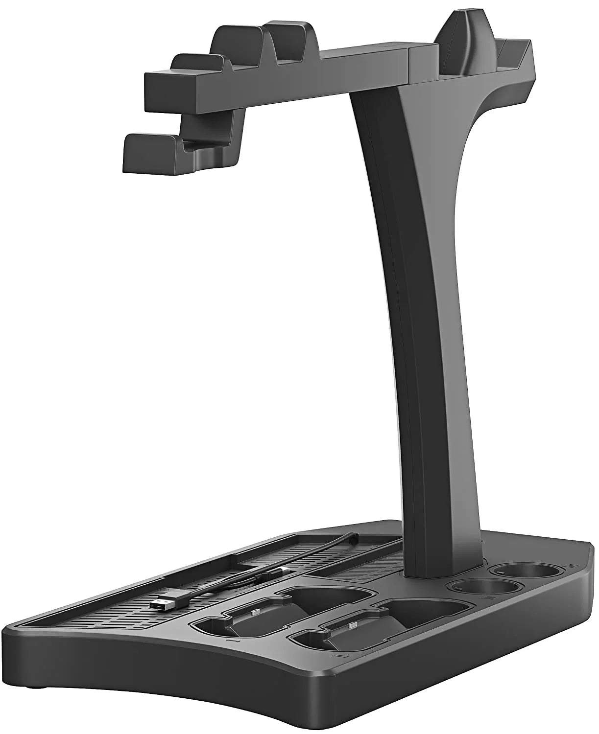 Skywin PSVR Charging Display Stand - Showcase, Cool, Charge, and Display your PS4 VR - Playstation 4 Vertical Stand, Fan, Con