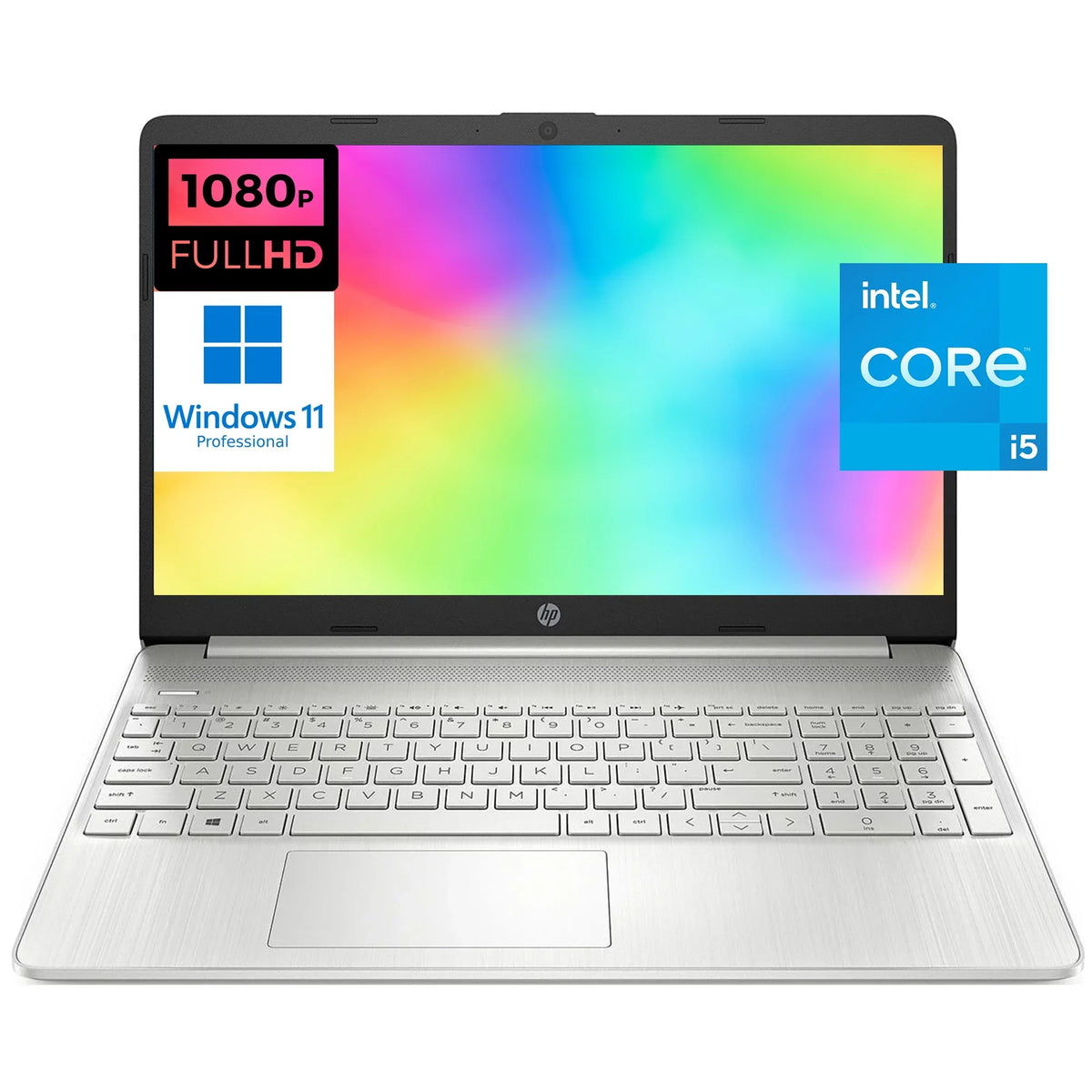 15 15.6" Full HD [Windows 11 Pro] Business Laptop Computer, Intel 4-core i5-1135G7 (Beats i7-1065G7), 8GB RAM, 256GB PCIe SSD, Iris Xe Graphic, Numeric Keypad, Wi-Fi 6, BT 4.2, w/Accessories