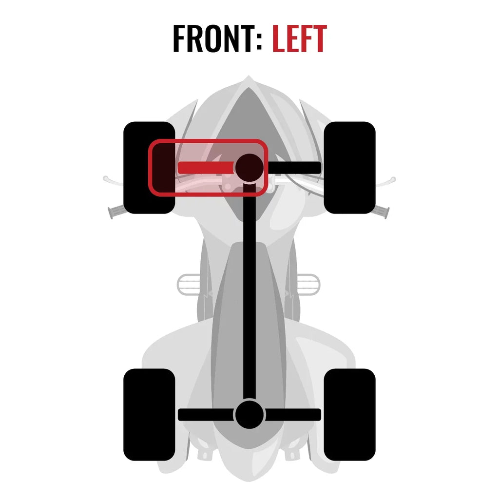 Sixity XT Front Left Axle compatible with Can-Am Outlander MAX 800R 2015 - EFI STD 4X4