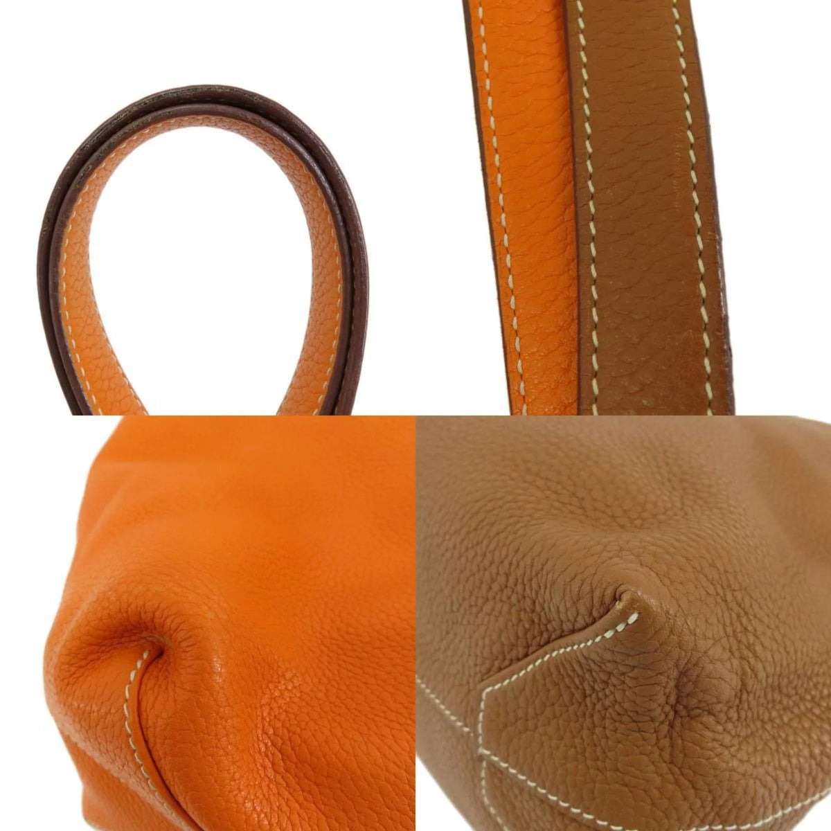 Pre-Owned Hermes double sense 45 gold orange tote bag taurillon ladies HERMES (Good)