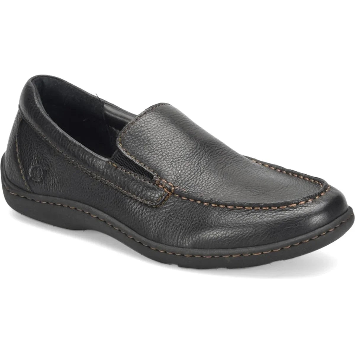Born Mens Brompton II Slip-On Black - BM0010703 BLACK