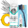 ERA Paints Teal Brake Caliper Coating Kit With Omni-Curing Catalyst - 2K Aerosol High Gloss Chemical Resistant and Extremely Durable Against Color Fade and Brake Fluid