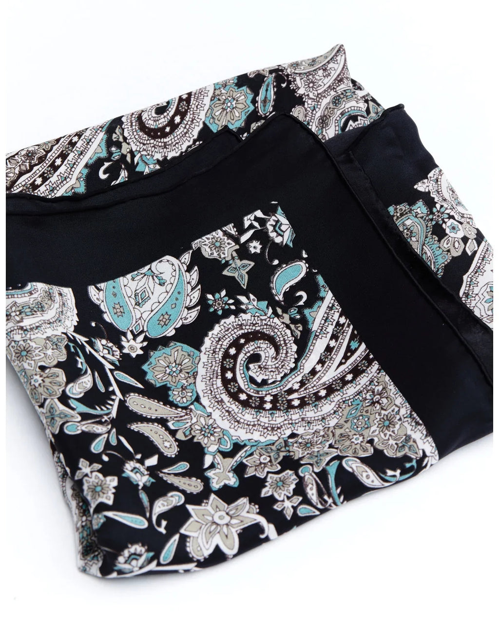 Cody James Men's Silk Navy Paisley Wild Rag Scarf Navy One Size
